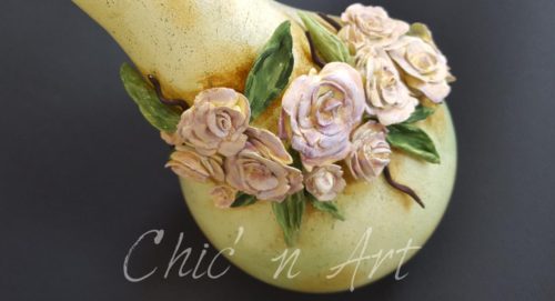 Carafa cu flori @ Atelierul Chic'n Art 